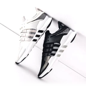 Black and white sneakers
