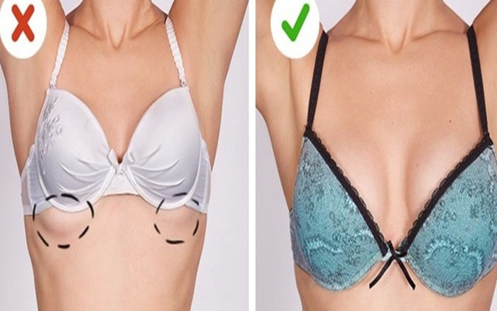 Cách nhận biết chiếc áo lót không thích hợp?
