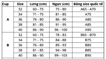 Hướng dẫn cách chọn size quần lót nữ chi tiết nhất
